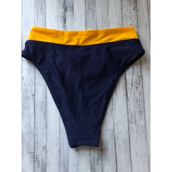 Cupshe bikini bottom | Navy/yellow | size xsmall - Picture 2 of 4